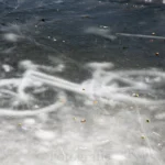 Lufteinschlüsse im Eis